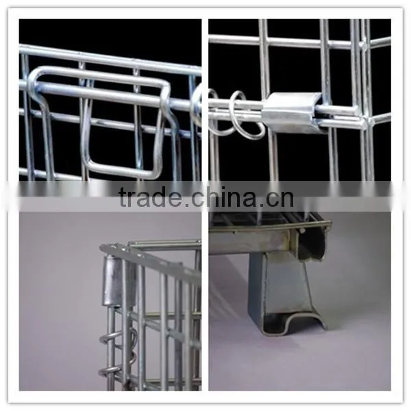 High quality warehouse storage collapsible box stack pallet