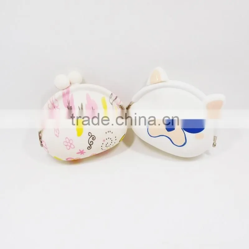 Cute Silicone Coin Purse Clasp Wallet Silicone Purse Silicone Wallet