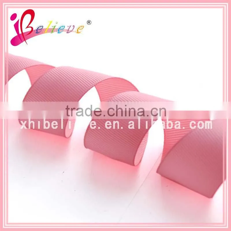 Wholesale fashionable grosgrain material solid classic simple ribbon
