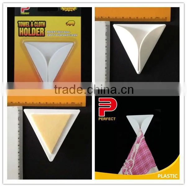 self adhesive bathroom plastic towel hook