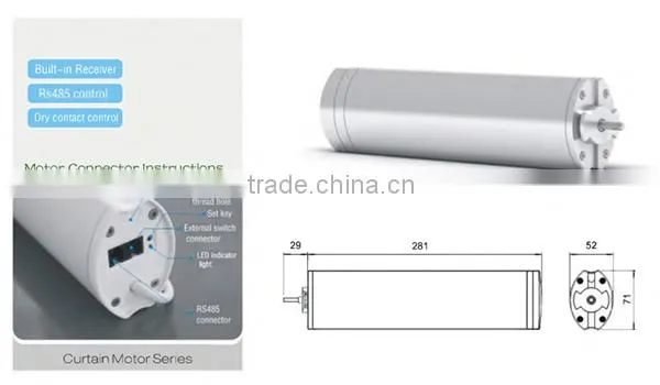 TAIYITO electric curtain motor/curtain controling system in smart home/Home automation