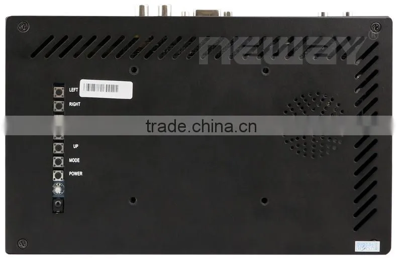metal housing 8 inch widescreen tft lcd open frame cctv touch monitor