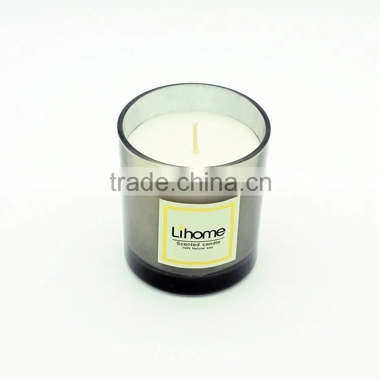 Multi-colored aroma natural candle,scented soy candle