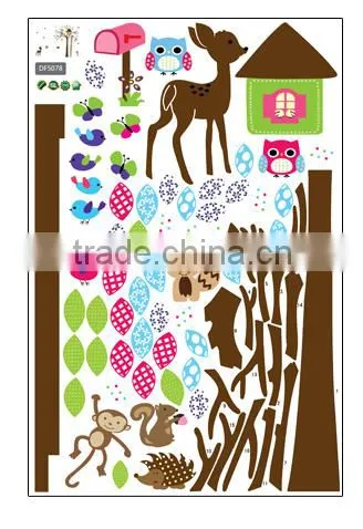 ALFOREVER pvc owl decals,pvc owl sticker for home decoration