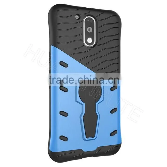 Popular Shock Resistant Armour Case with Stand For Motorola G4&G4 Plus