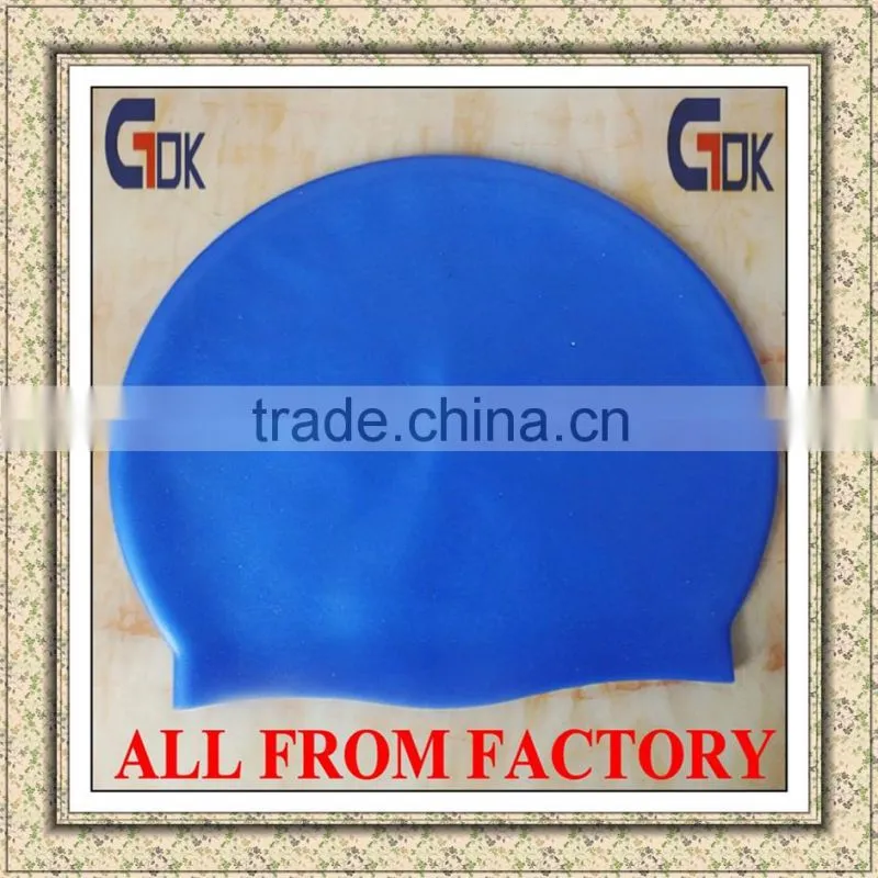 Eco-freindly silicone swim cap with ear protection