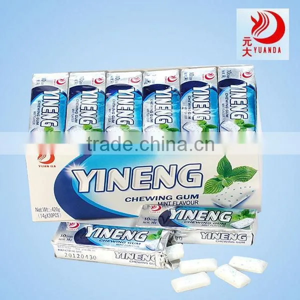 24 stick pack peppermint chewing gum