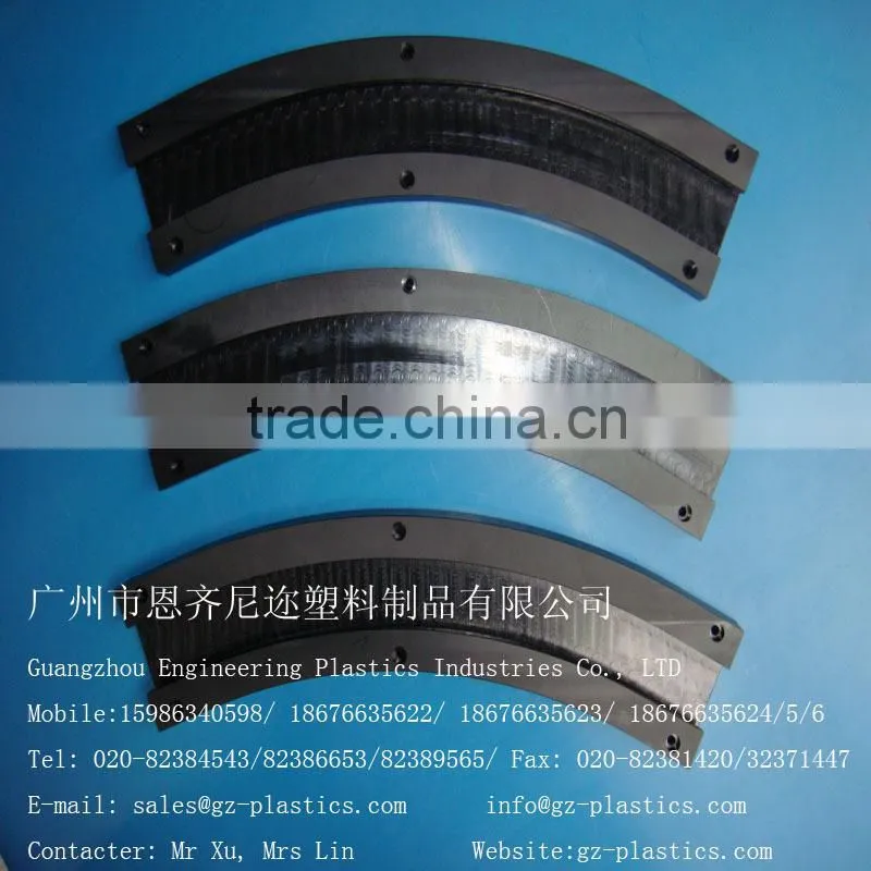HDPE plastic UHMWPE PE polyethylene nylon linear guide rail