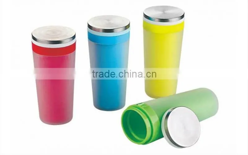 S/S+PP 6.6*5.2*16 New design of high quality color cup/useful cup