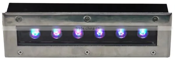 RGB 3IN1 18W IP67 waterproof outdoor led underground light