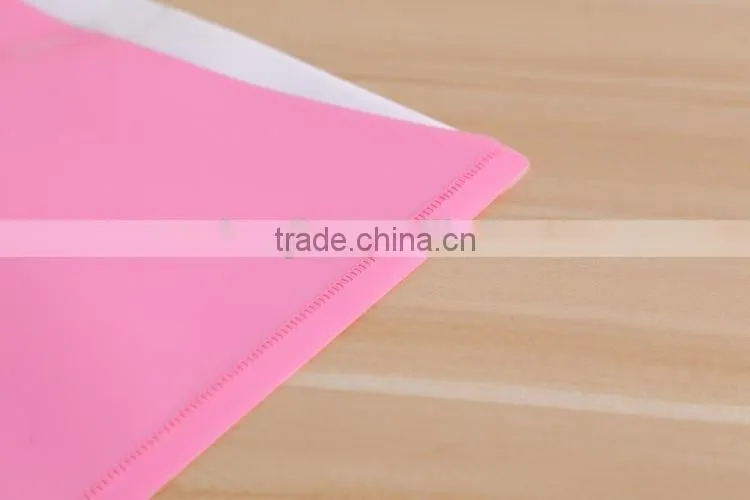 Custom PP plastic 18 micrometers clear file document bag