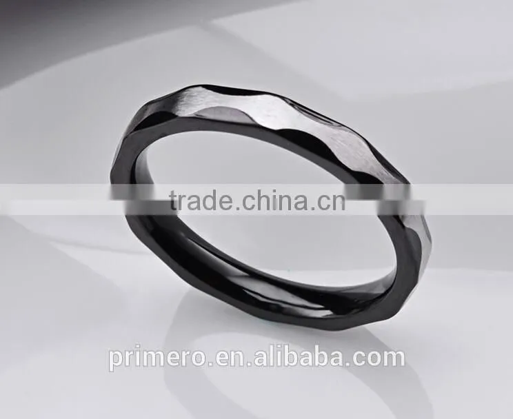 316L Stainless Steel black Fine Jewelry Rings For Men Wedding Jewelry