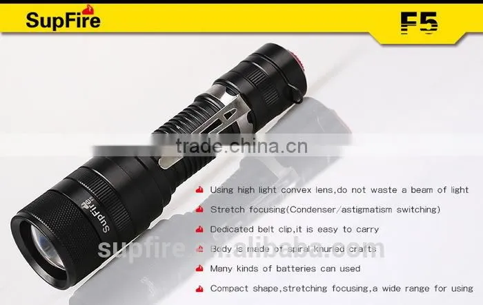 long range self defence weapon aluminum alloy flash light