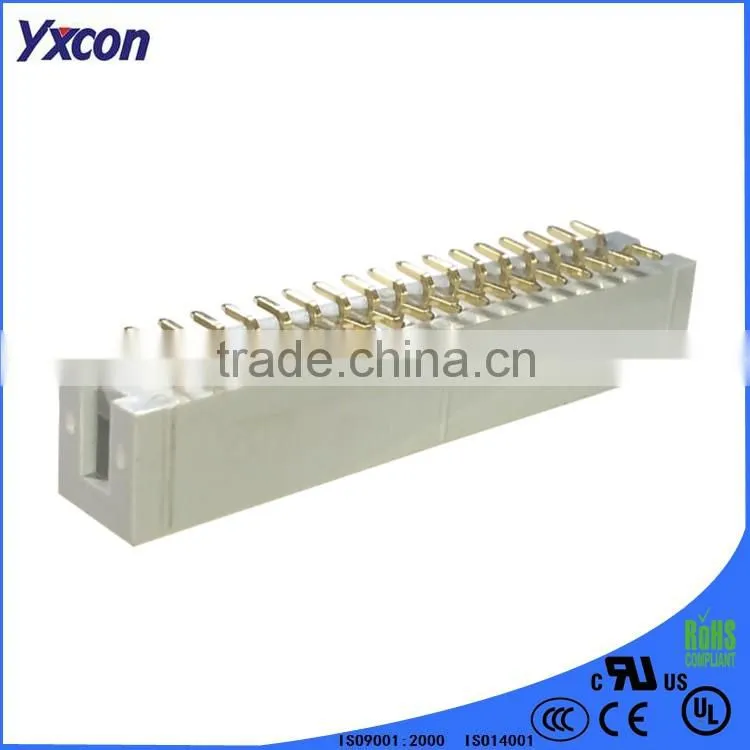 Dongguan ISO certificate 2.54mm pitch two rows 180 degree box header