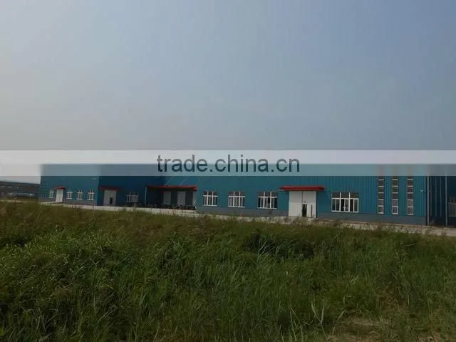 ISO9001-2000 high quality prefabricated steel structure frame warehouse