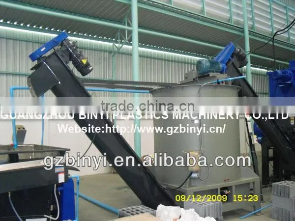 New style waste plastic recycling line / waste tire recycling processing line / pet waste bottles recycling line