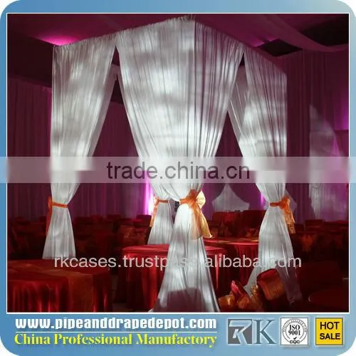 Beautiful Wedding Decoration of Square Tent Pipe and Drapes with competitive prices