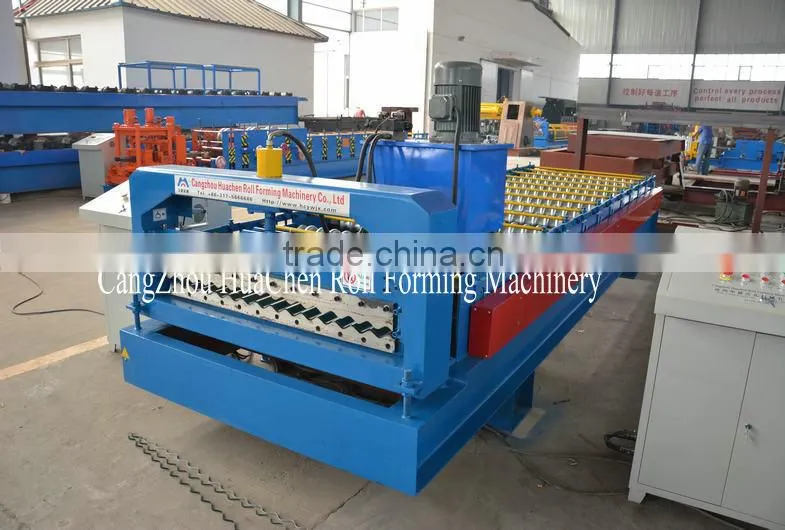 China Fully Automatic Aluminum Cold Roll Forming Machine for Wall Panel Making