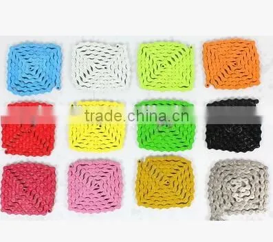 Colorful KMC Chain Z410 98L Fixed Gear Bike Chain