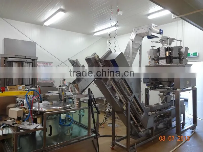 Automatic nuts weighing packing machine
