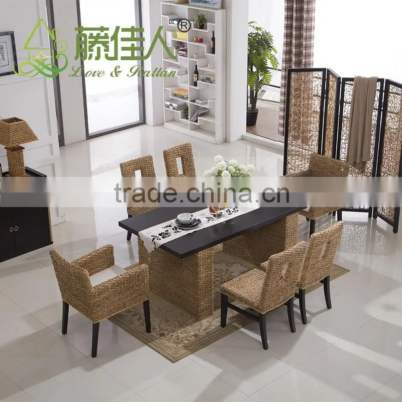 Bali round table and chair set rattan dining set wicker
