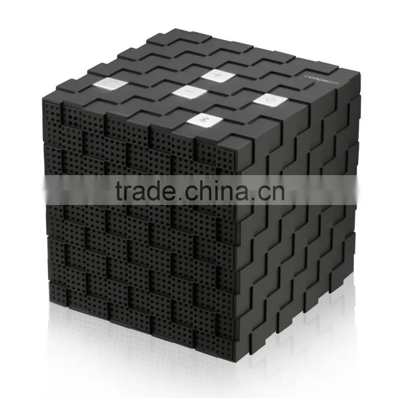 New Magic Cube Portable Wireless Bluetooth Speaker Black and White AM000081