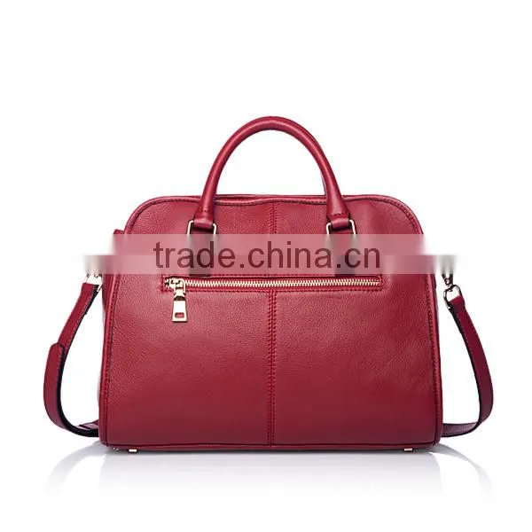 Promotional carry genuine leather women bag