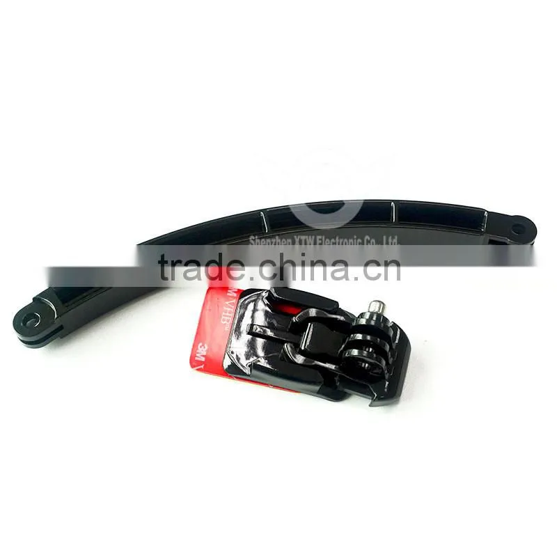 The Arm with Mount for Helmet, with 3M sticker & screws. For GoPro Hero3+/3/2/1