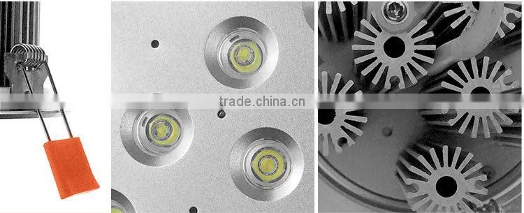 Energy-saving high bright cool white 30W gimbal led downlight for cabinet