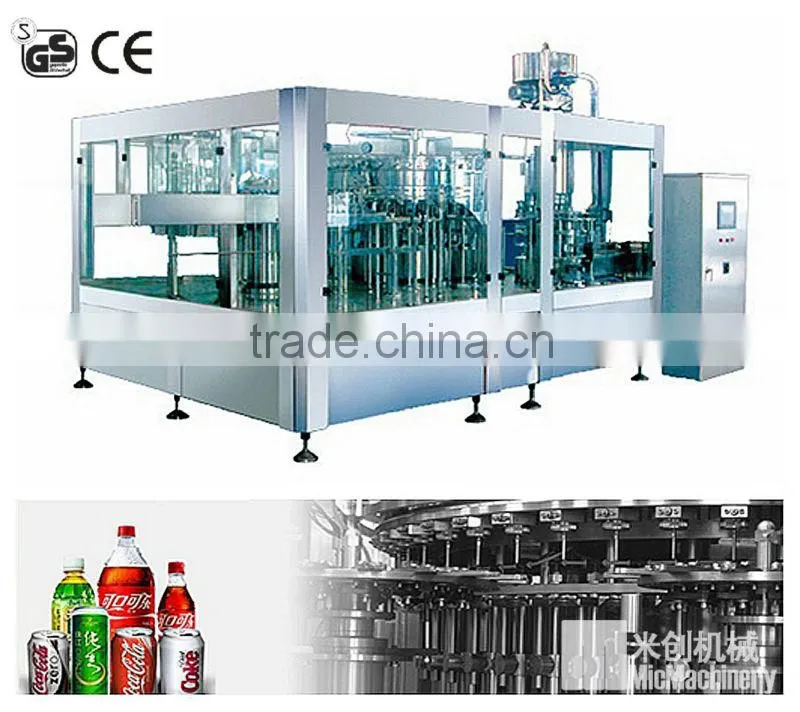 MIC-24-24-8 micmachinery 8000B/H Automatic Carbonated Drink filling machine with CE