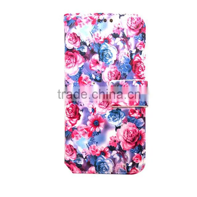 2015 Newest Printed Wallet Flip Leather Mobile Cell Phone Case For BQ More Model