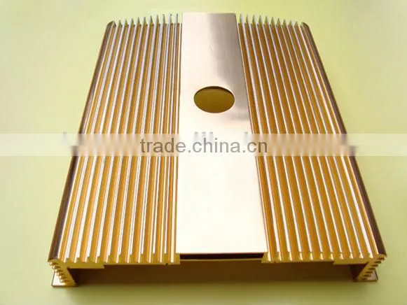 china cnc machining aluminum amplifier panel /front panel amplifier