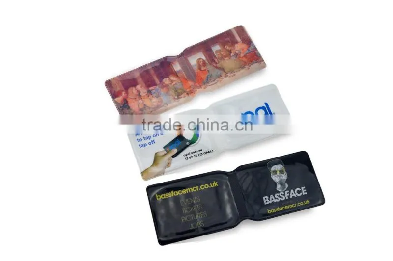 2015 Portable Soft PVC Wallet ID Card Holder Made By PVC