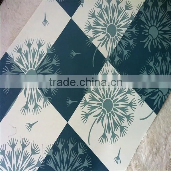 modern style wall paper blue color