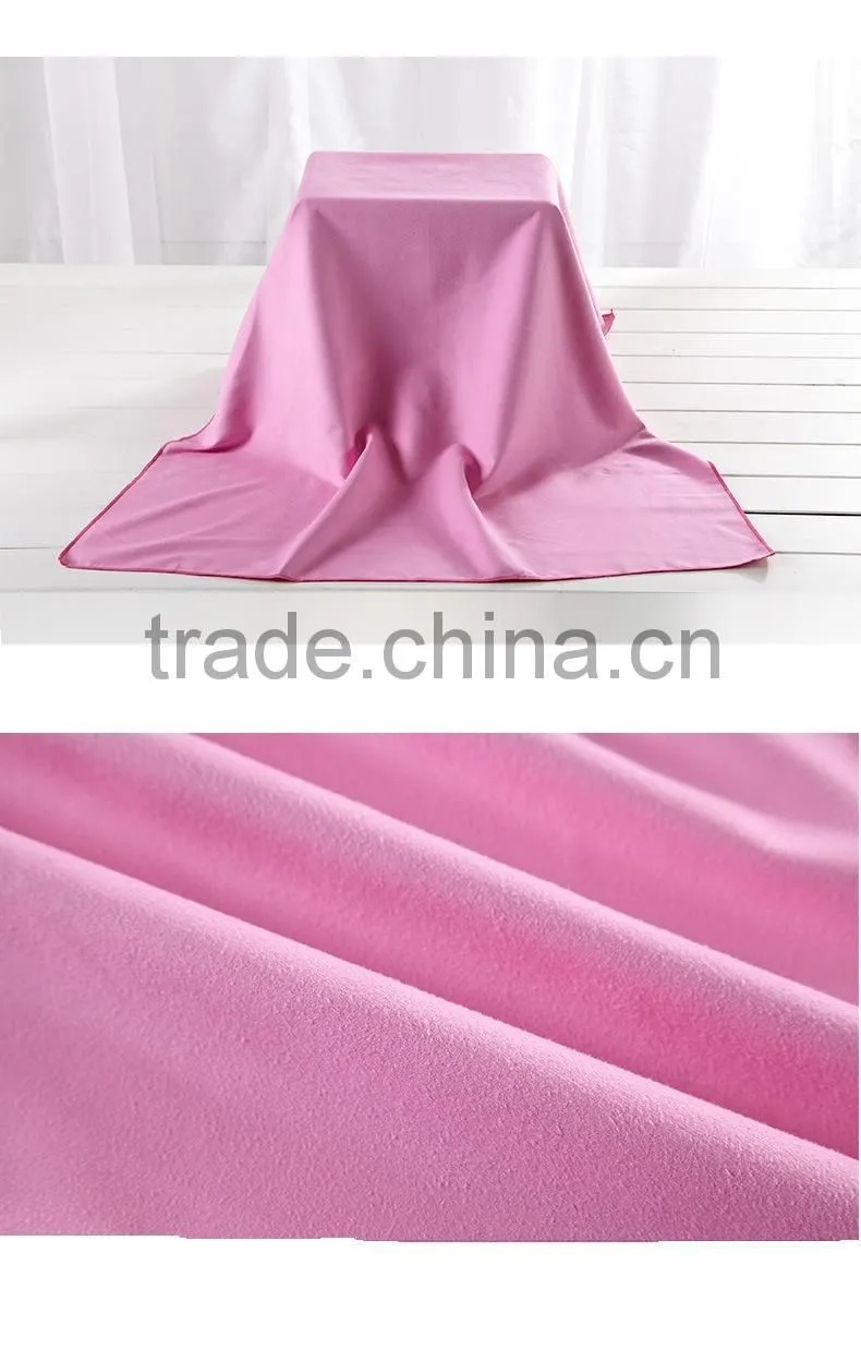 Microfiber suede custom made yoga towel mat