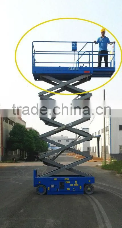 GTJZ12 Self-propelled scissor aerial work platform-electrical