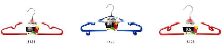 non slip plastic pvc coated clothes hanger