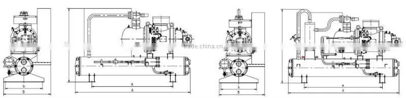 JZHLG Series Middle Temperature Screw Compressor Racks