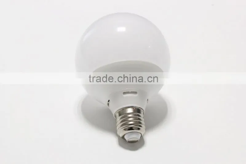 LED Globe Bulb G120AC110V 85-265V 220V 15W 4000K-4500K Pure White E27/B22 CRI80 PF0.9 Beam Angle270 CE/RoHs Alu Coated By Plastc