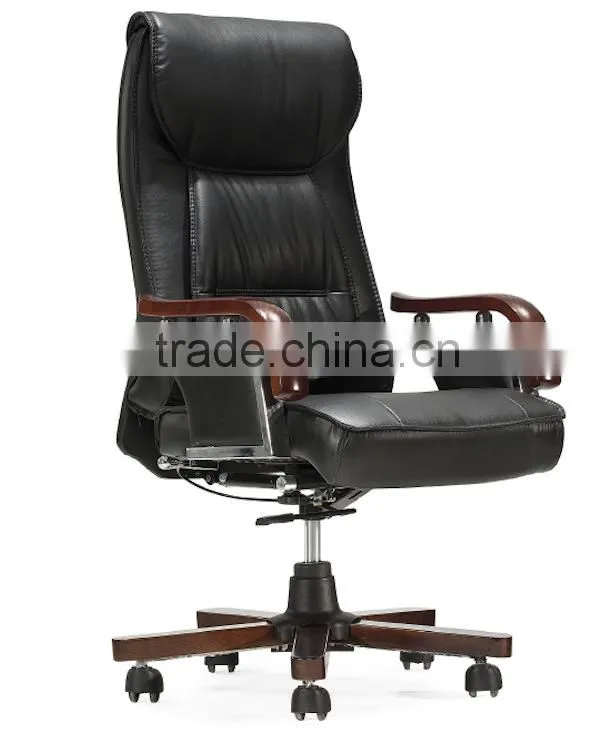 2015 Modern wooden armrest executive chair office chair specification GZH-SJ2012H