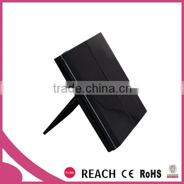 Portable folding makeup table mirror, mini desk cosmetic mirror with lights