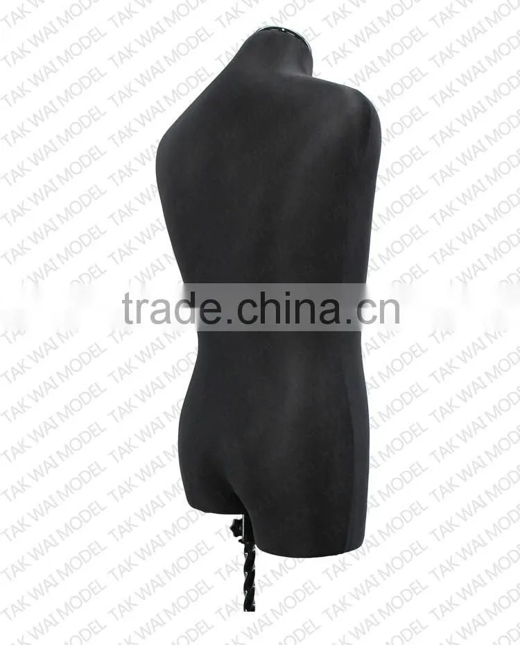 Cheap male half body fiberglass for display mannequins