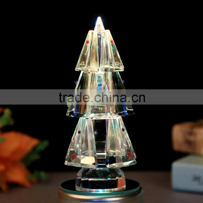 hot sale beautiful colorful crystal Christmas tree