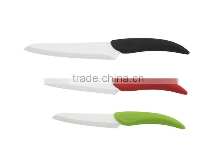 3pcs ceramic pro ceramic knife with soft touching handle