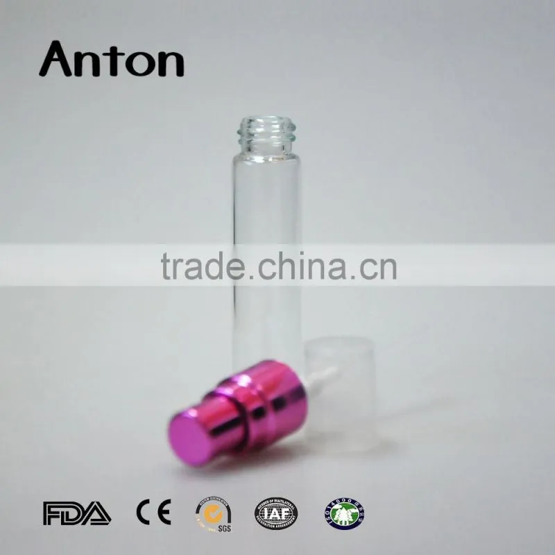 20ml Borosilicate glass tube bottle with with aluminum lid