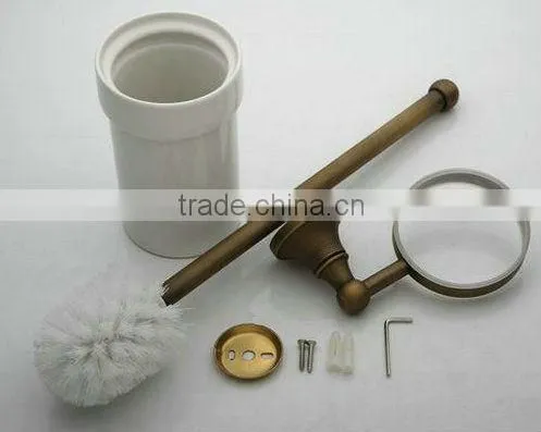 Toilet Brush Holder made of Antique Brass