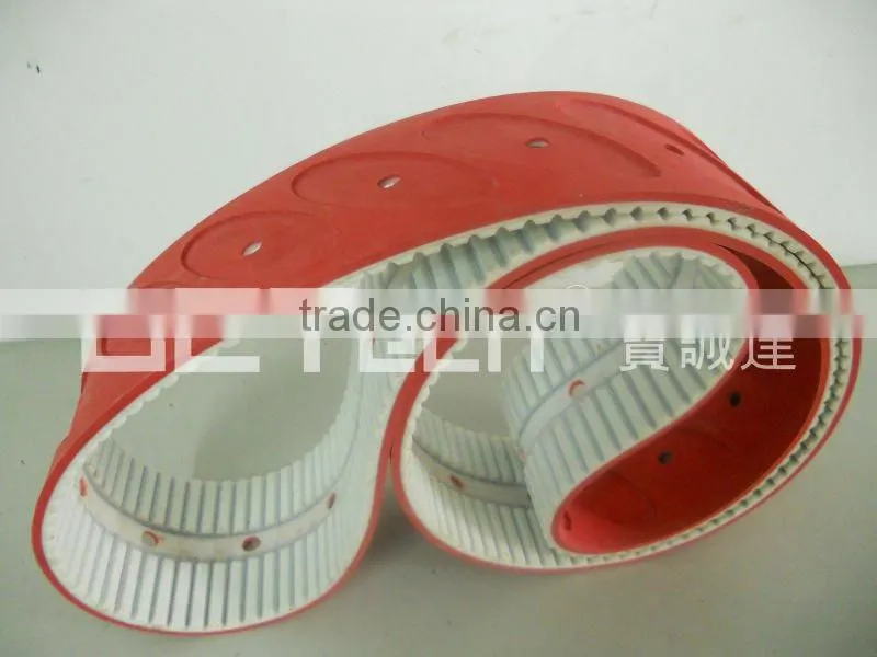 Special belt for glass - Timing Belt Punching Elliptic Hole