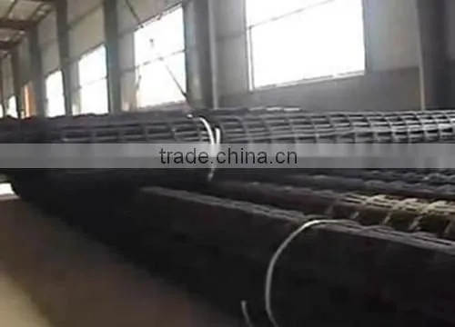 30KN/M--150KN/M cheap steel plastic complex geogrid