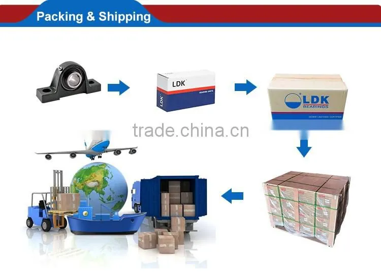 OEM service LDK felt seals type plummer block bearings