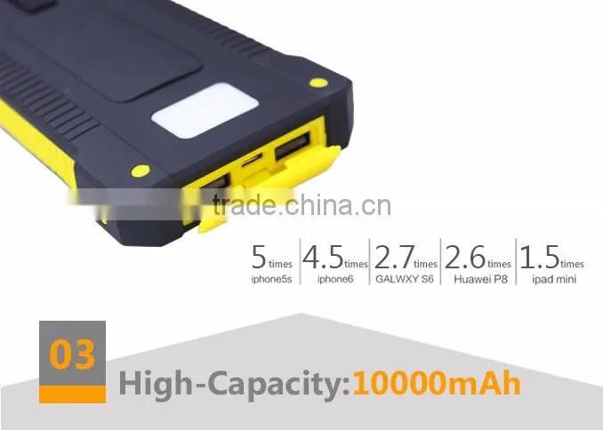 HC-S03 universal solar products smartphone charger solar power bank
